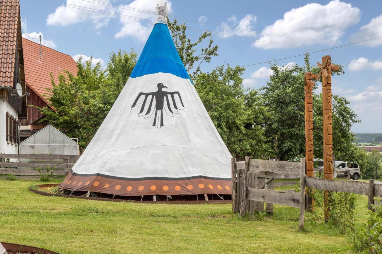 Ferienwohnung Tipihof Sauldorf Kültér fotó
